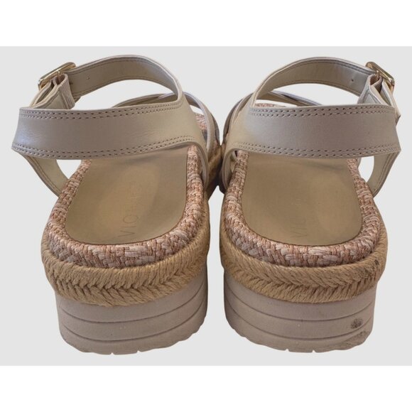 Vionic Mar Size 7.5 Strappy Platform Sandal - Cream NWOB $135 - Picture 10 of 12